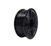 Nylon PA66 Filament 1.75mm 1kg Roll 3D Printer Polyamide Thread Transparent Nature Black White Color Tensile Strength(Nylon Black)