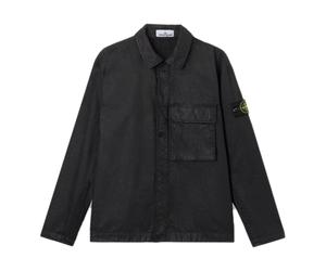 Nylon Panama-TC Overshirt - male - Stone Island - Light Jackets - Black - L - Jackets L