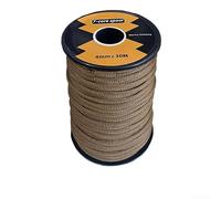 Nylon Parachute Cord 4mm 30m Roll Solid Color | Solid color options, white to black, UV resistant, free spool, outdoor durable(F)