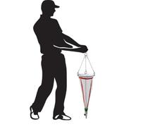 Nylon Plankton Sampling Net, 125-200 Mesh Tow Net with 2m Rope for Aquatic Research in Reservoirs, Ponds, and Ocean Environments