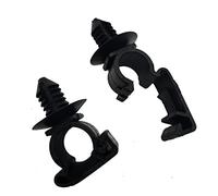 Nylon Plastic Push Mount Wire Ties Cable Clips, Self-Locking Cable Managing Clamps Fasteners, Wire Management Holders with Screw Mount Wire Tying-30PCS