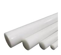 Nylon Plastic Round Rods， POM Rods Black And White Diameter 3mm-40mm Length 500mm(White,2Pcs Dia 22mm)