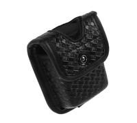 Nylon Pouch for Duty Belt, Black Multi Compartment | PU Leather Trim, Snap Closure, Adjustable Waist Design, Quick Access for Training and Duty Use