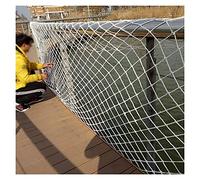 Nylon Protective Net,Garden Rope, for Stairs Balcony Fence Rail Netting for 5cm Mesh 2×6m Size(1x4m(3.3x13.1ft))