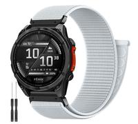 Nylon Quick Fit 22mm Bands for Garmin Fenix 8 47mm/Fenix 7/7 Pro/6/6 Pro/5/5 Plus Band, Soft Hook Loop Smartwatch Band for Garmin Forerunner 965/955/945/935/Approach S62/S70/tactix 8 47mm/Descent G2