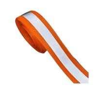 Nylon Reflective Ribbon, Reflective Grosgrain Ribbon 5 Yards 20mm Multicolor for Sewing(Color-06)