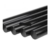 Nylon Rod Length 500mm Black Nylon Solid Plastic Rod PA6 Bar Round Diameter 3mm To 120mm Billet Spacer Various Sizes(12mm 1pc)