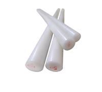 Nylon rod White PA6 Nylon Bar Round Solid Plastic Rod Dia 3mm 4mm 5mm 6mm 8mm 10mm 12mm 15mm 20mm 25mm 30mm~120mm Wear Resistant(25mm 1pc)