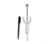 Nylon Roller Marking Tool, Car Wheel Eyebrow Scraper for Automotive Sheet Metal, Automobile Sheet Metal Dent Repair Wheel Arch Car Body Line Marking Tool
