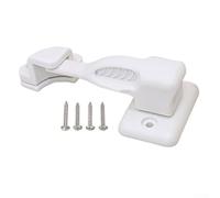 Nylon Rotation Latch For Secure Cabinet Doors In For RVs Boats Motorhomes And Home Storage Solutions(White)