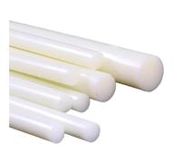 Nylon Round Bars Nylon Round Bars Rods 4mm 5mm 6mm 8mm 10mm 12mm 15mm 20mm 25mm 30mm 35mm 40mm 45mm 50mm 55mm 60mm 65mm 70mm 80mm 90mm 100mm(Length 100mm 1pc,8mm)