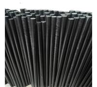 Nylon Round Bars PA6 Nylon Rod Diameter 5/6/8/10/12/15mm, Black Wear-resistant Polyamide Length 500mm(D8mm 2PCS)