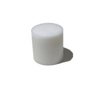 Nylon Round Bars PA6 Nylon Rod Solid Plastic Wear-resistant Processing Zero Cut 100-500mm Plate Circular(WHITE,80x50mm)