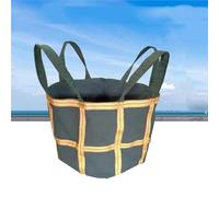 Nylon Sling Lifting Bag - Reusable Durable Lift Bags, Weaving Sail Bag for Crane Platform Forklift, For Industrial Handling Tools(50 X 50X50CM/Load 500kg)