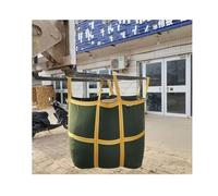 Nylon Sling Lifting Bag - Reusable Durable Lift Bags, Weaving Sail Bag for Crane Platform Forklift, For Industrial Handling Tools(100X100X100CM/Load 2t)