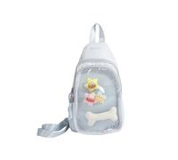 Nylon Slings Bags Itabag Convertible Crossbody Backpack Shoulder Bag for Anime Display Trendy Chest Daypack with Insert Convertible Crossbody Backpack Shoulder Bag