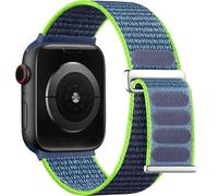 Nylon Solo Loop Bands Compatible with 41mm Apple Watch Band for Women 40mm 44mm 45mm 42mm 38mm 42mm for Men, Adjustable Breathable Replacement Wristband for iWatch Ultra SE Series 9 8 7 6 5 4 3 2 1