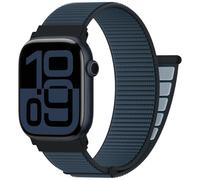 Nylon Sport Band Compatible with Apple Watch Band 38mm 40mm 41mm 42mm for Women Men, Replacement Wrist Straps for iWatch SE Series 11 10 9 8 7, Breathable Soft Ideal for, Bright blue, 44mm/45mm/46mm