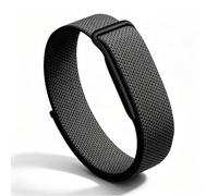 Nylon Sport Band Compatible with Fitbit Air, Soft Breathable Adjustable Replacement Wristband, for Men Women (Black)