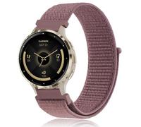 Nylon Sport Band Compatible with Garmin Venu 3S / Venu 2S / Vivoactive 4S / Vivomove 3S Watch Bands, 18mm Quick Release Soft Nylon Adjustable Wristband Strap for Garmin Forerunner 255s/265s Bands for