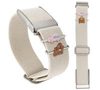 Nylon Sport Band Compatible with Whoop 5.0 One/Peak/Life MG,Adjustable Elastic Nylon Wristband with Charms Accessories for Whoop Band 5.0 Activity Tracker Band