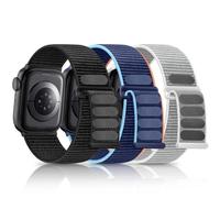 Nylon Sport Bands Compatible with Apple Watch Bands 38mm 40mm 41mm 42mm 44mm 45mm 46mm 49mm, Breathable Braided Fabric for iWatch SE Ultra Series 11 10 9