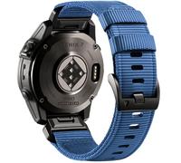Nylon Sport Bands Compatible with Garmin Fenix 7 Band, Rugged Adjustable Quick Fit 22mm Watch Band for Instinct/Fenix E/8 47mm/6/5/Forerunner 965/955/945/935/745/Epix 2 47mm/Approach S70 47mm/S62/S60