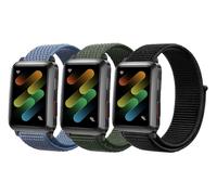 Nylon Sport Loop Band Compatible with Apple Watch Bands 49mm 46mm 38mm 40mm 41mm 42mm 44mm 45mm, Women Men Braided Elastic Replacement Band for iWatch Ultra 2 1 Series 10 9 8 7 6 5 4 3 2 1 SE