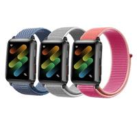 Nylon Sport Loop Band Compatible with Apple Watch Bands 49mm 46mm 38mm 40mm 41mm 42mm 44mm 45mm, Women Men Braided Elastic Replacement Band for iWatch Ultra 2 1 Series 10 9 8 7 6 5 4 3 2 1 SE