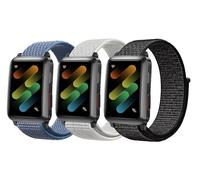 Nylon Sport Loop Band Compatible with Apple Watch Bands 49mm 46mm 38mm 40mm 41mm 42mm 44mm 45mm, Women Men Braided Elastic Replacement Band for iWatch Ultra 2 1 Series 10 9 8 7 6 5 4 3 2 1 SE