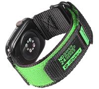 Nylon Sport Loop Band for Big Wrists Compatible with Apple Watch, XL Tactical Adjustable Hook & Loop Strap Military Style Workout Band Compatible with iWatch Series 11/10/9/8/7/6/5/4/3/2/1 & Ultra 3/2