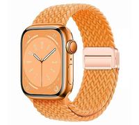Nylon Sport Loop Watch Bands Compatible with Apple Watch Band Ultra 3 2 49mm 46mm 45mm 44mm 42mm 41mm 40mm 38mm,Soft Braided Woven Magnetic Clasp Strap for iWatch Series 11/10/9/8/7/6/5/4/SE,Women Men