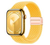 Nylon Sport Loop Watch Bands Compatible with Apple Watch Band Ultra 3 2 49mm 46mm 45mm 44mm 42mm 41mm 40mm 38mm,Soft Braided Woven Magnetic Clasp Strap for iWatch Series 11/10/9/8/7/6/5/4/SE,Women Men