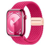 Nylon Sport Loop Watch Bands Compatible with Apple Watch Band Ultra 3 2 49mm 46mm 45mm 44mm 42mm 41mm 40mm 38mm,Soft Braided Woven Magnetic Clasp Strap for iWatch Series 11/10/9/8/7/6/5/4/SE,Women Men