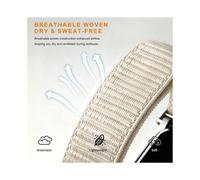 Nylon Sport Wrist Strap for Air Bands, Adjustable Breathable Replacement Soft Loop Wristband Dark