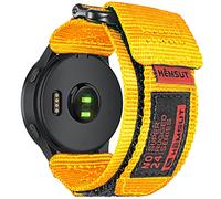 Nylon Sports Watch Straps Compatible with Amazfit T-Rex 3 Pro 48mm/Balance 2/Stratos 3/GTR 4/GTR 3/GTR 2, Garmin Vivoactive 4, CMF by Nothing Watch Pro 3, Carbinox Edge