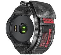 Nylon Sports Watch Straps Compatible with Amazfit T-Rex 3 Pro 48mm/Balance 2/Stratos 3/GTR 4/GTR 3/GTR 2, Garmin Vivoactive 4, CMF by Nothing Watch Pro 3, Carbinox Edge