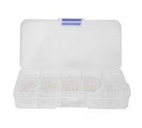 Nylon Standoff Screw Kit 140Pcs M2 5 Hex Nut Round Cross Screw Female Male Standoff Set Never Rusty Durable for Electronics DIY Projects Black White Optional (M2.5 white nylon screws 140pcs/box)