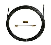 Nylon-Steel Cable Pulling fishtape, Black, Ø6 mm, 20 Meters
