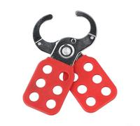 Nylon Steel Locking Hasp 25mm for OSHA Compliant Group Lockout Featuring Rust Resistant Galvanized Finish and Heat Resistant Coating
