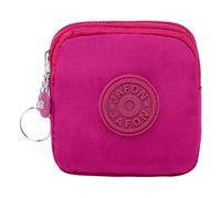 Nylon Storage Bags 10 Vibrant Colors Secure Closure Weather Resistant Portable Accessory Organizer Nylon Pouch