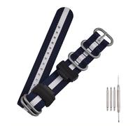 Nylon Strap Compatible with Casio G-Shock DW-5600/DW-6900/DW-5610/DW8900/GW-6900/GWM5610/GA-100/GD100/110/120 Men's Watch Bands Replacement (blue white)