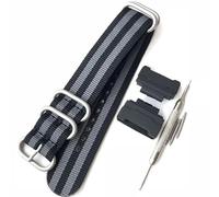 Nylon Strap Compatible with Casio G-Shock DW-5600/DW-6900/DW-5610/DW8900/GW-6900/GWM5610/GA-100/GD100/110/120 Men's Watch Bands Replacement (black grey)