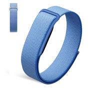 Nylon strap compatible with Google Fitbit Air, breathable woven sports circle replacement strap, with stainless steel buckle, soft adjustable, sweat resistant for both men and women, non original，b