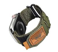 Nylon Strap for Apple Watch 49 mm 46 mm 45 mm 44 mm, Sport Loop Watch Strap, Eine Grösse, Nylon, No Gemstone