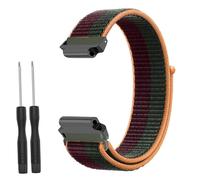 Nylon Strap for Garmin Forerunner 235 Lite 735XT 230 220 630 620 Watch Band for Approach S20 S6 Wriststrap Bracelet Metal connectors (wine green)