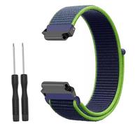 Nylon Strap for Garmin Forerunner 235 Lite 735XT 230 220 630 620 Watchband for Approach S20 S6 Wristband Bracelet Metal Connectors (Blue)