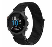 Nylon Strap for Garmin Forerunner 55/245/645 Music Watch Band, 20mm Quick Release Replacement Strap for Garmin Vivomove HR/Instinct 2S/Fenxi 7S (Black)