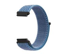 Nylon Strap for Huawei GT5/ Huawei GT4 41mm, 18mm Soft Nylon Quick Release Replacement Sport Loop Watch Band Blue