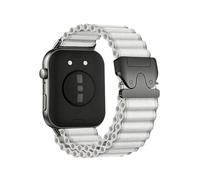 Nylon Strap For Huawei Watch Fit 5 Pro Fit5 Fit4Pro Fit4 Fit3 Metal Connector Wristband Replace Bracelet(White-black,For Fit 3)